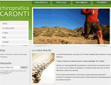 Tablet Screenshot of chiropraticacaronti.it
